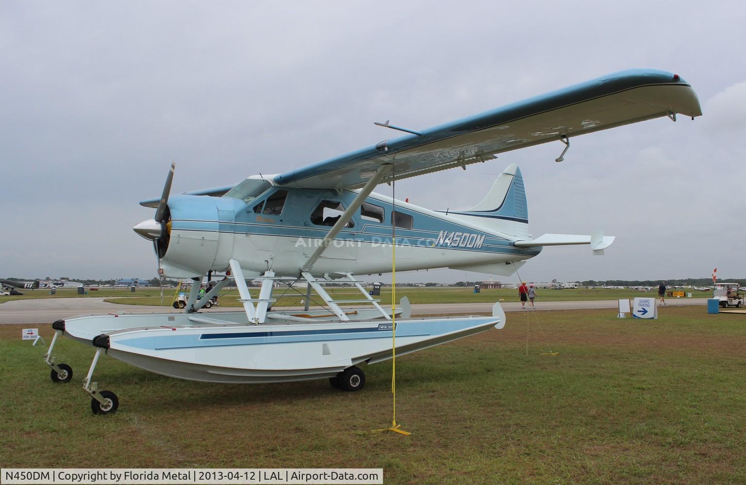 N450DM, 1953 De Havilland Canada DHC-2 Beaver Mk.1 C/N 577, DHC-s Beaver on floats at Sun N Fun 2013