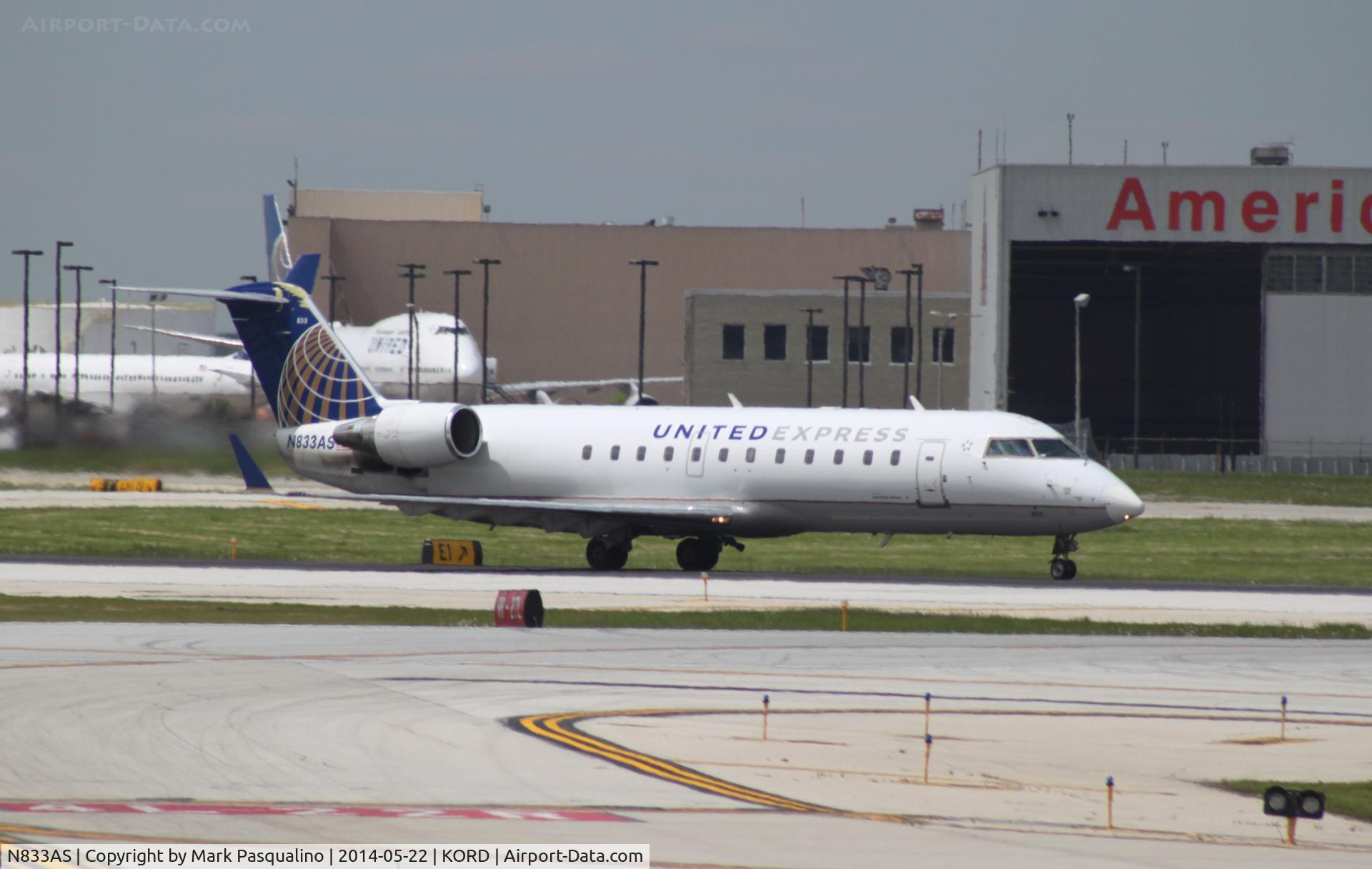 N833AS, 1998 Bombardier CRJ-200ER (CL-600-2B19) C/N 7246, CL-600-2B19