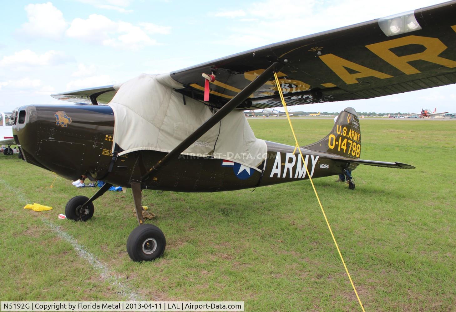 N5192G, 1951 Cessna 305A C/N 21683, Cessna L-19