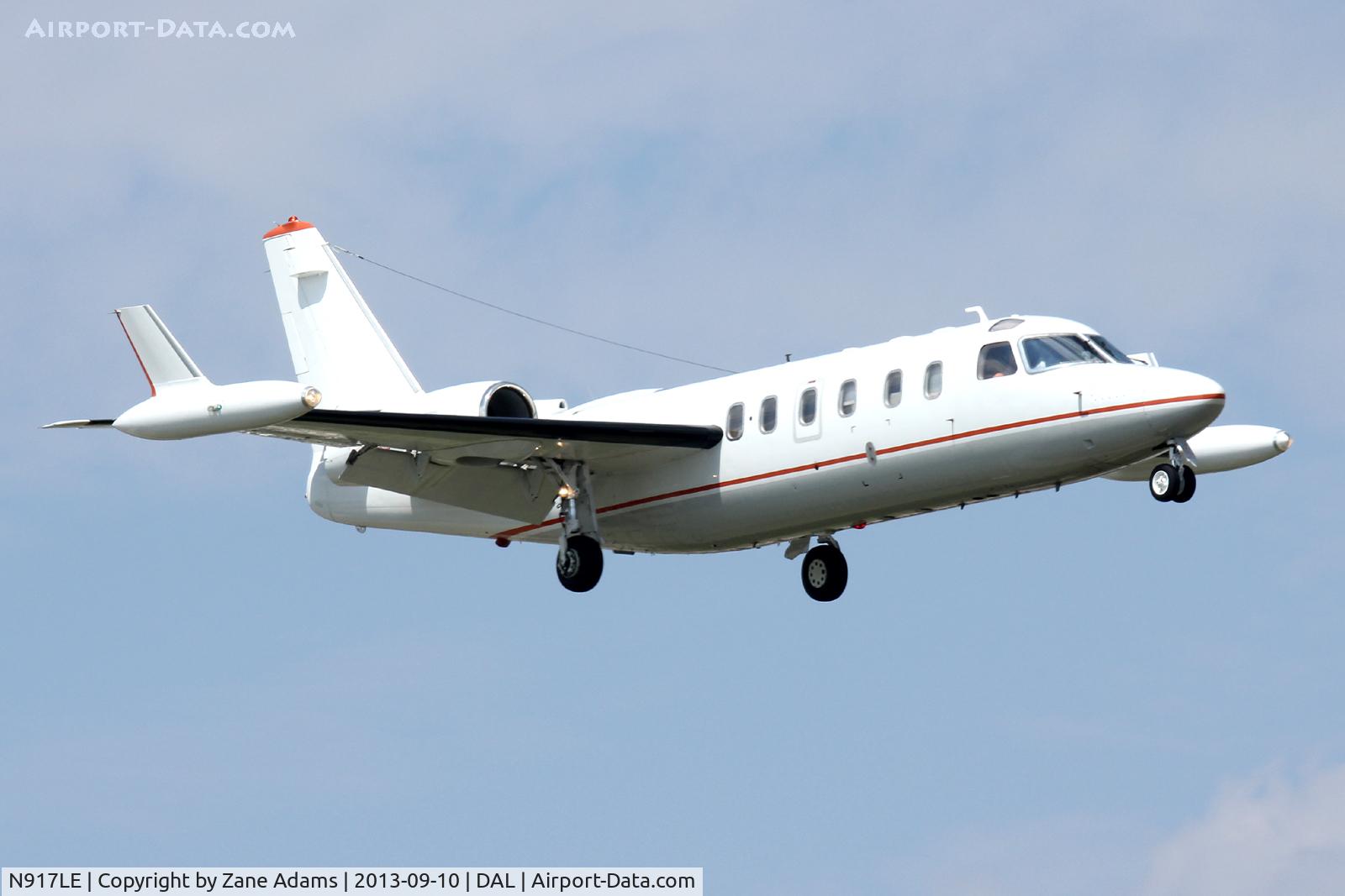 N917LE, 1983 Israel Aircraft Industries 1124A C/N 400, Landing at Dallas Love Field