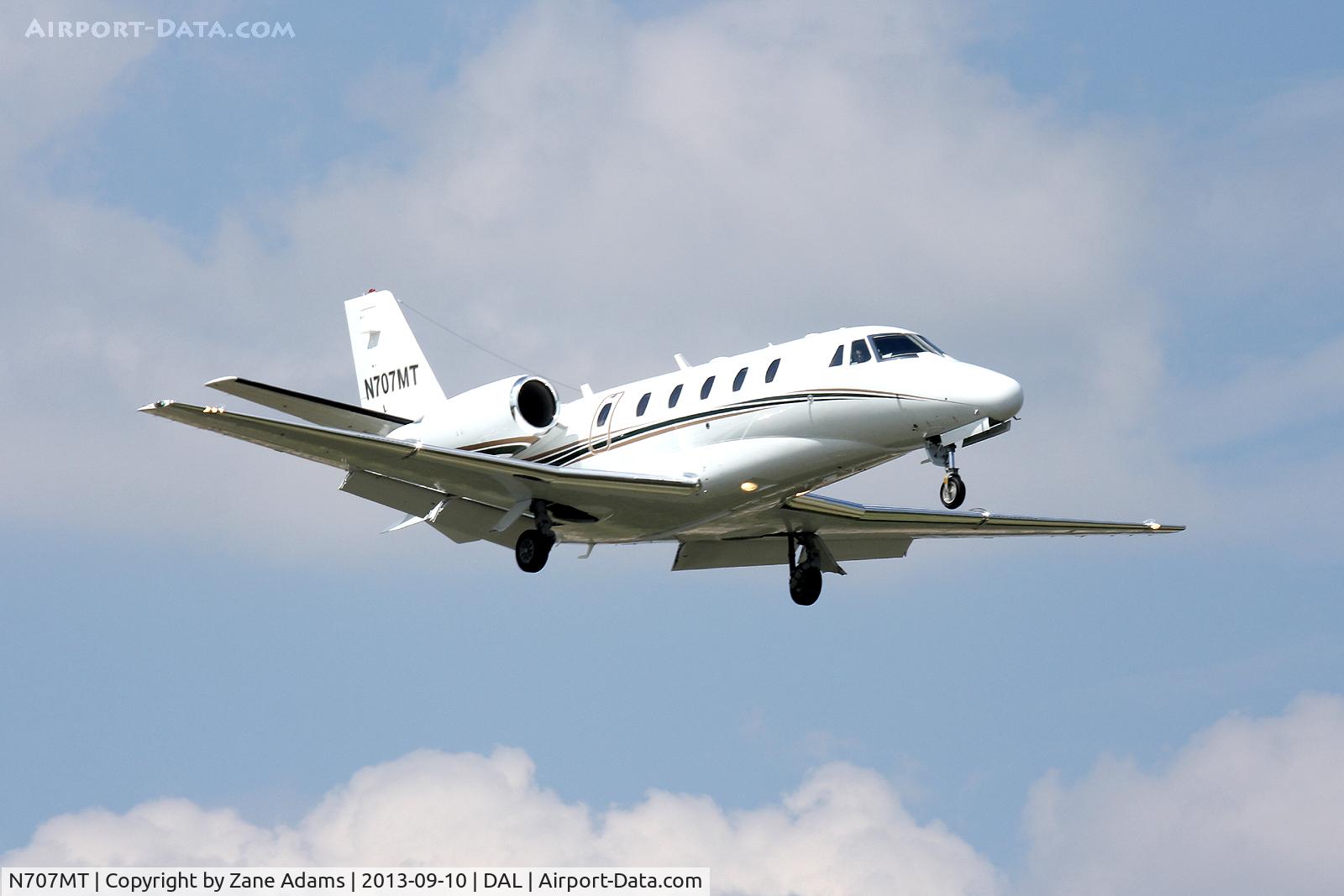 N707MT, 2005 Cessna 560XLS Citation Excel C/N 560-5576, Landing at Dallas Love Field
