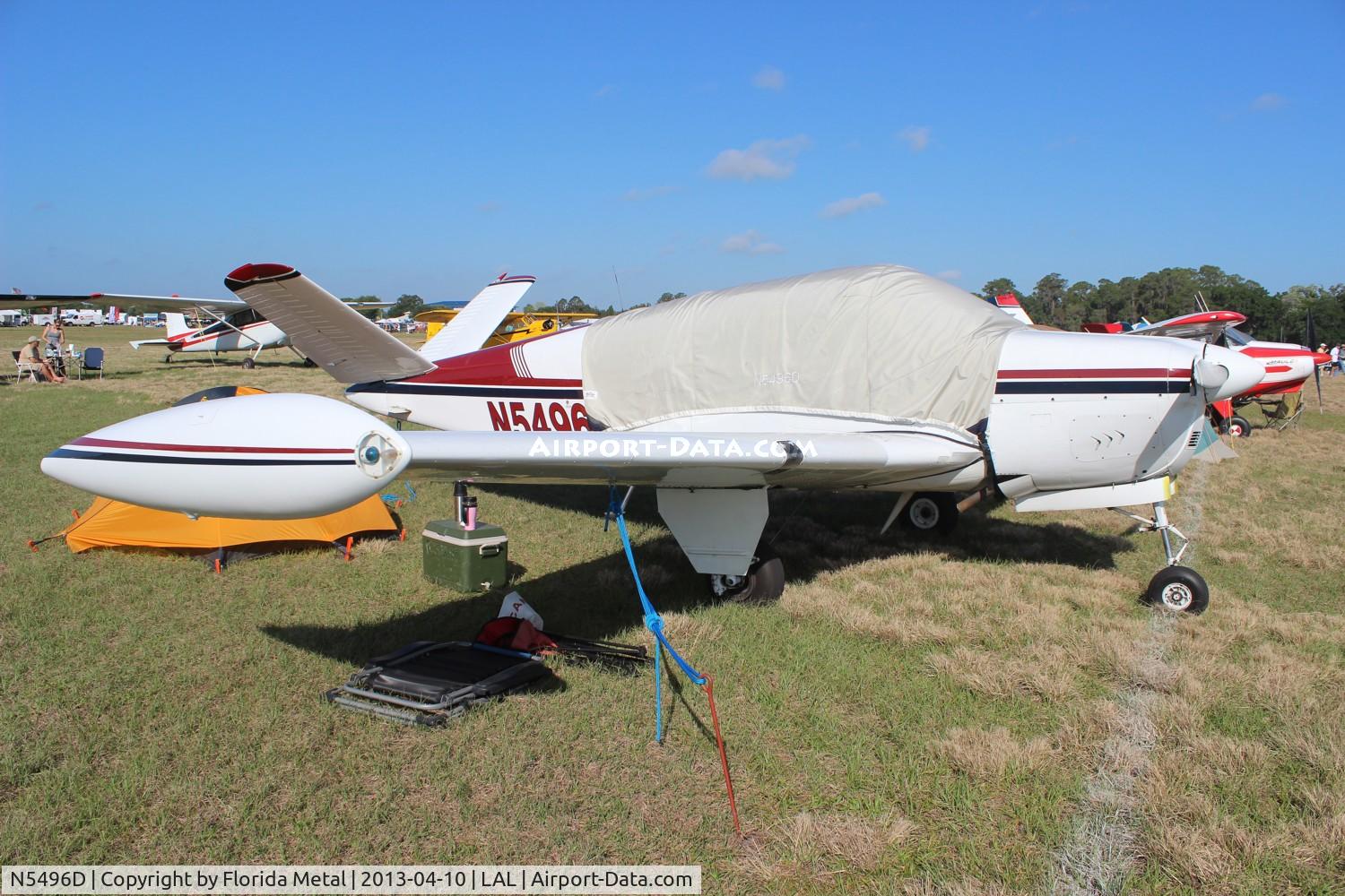N5496D, 1957 Beech H35 Bonanza C/N D-5263, Beech H35 at Sun N Fun