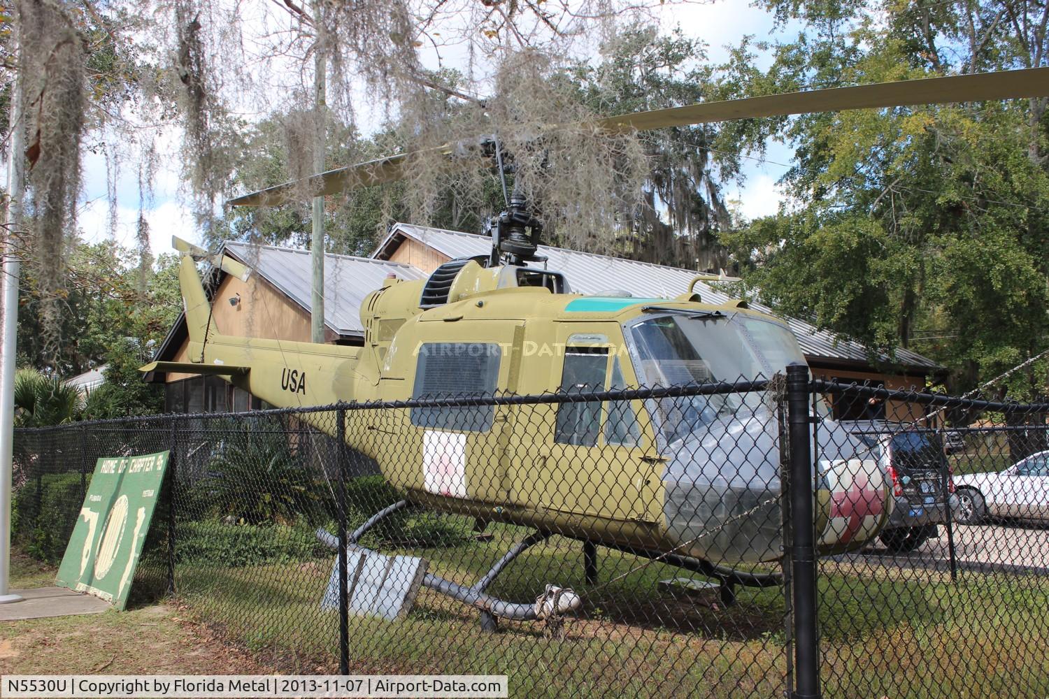 N5530U, Bell TH-1L C/N 157848, Bell TH-1L at a Veterans Park in Tallahassee FL