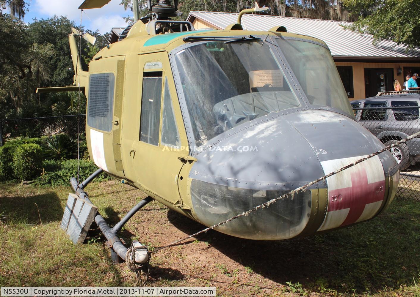 N5530U, Bell TH-1L C/N 157848, Bell TH-1L at a Veterans Park in Tallahassee FL