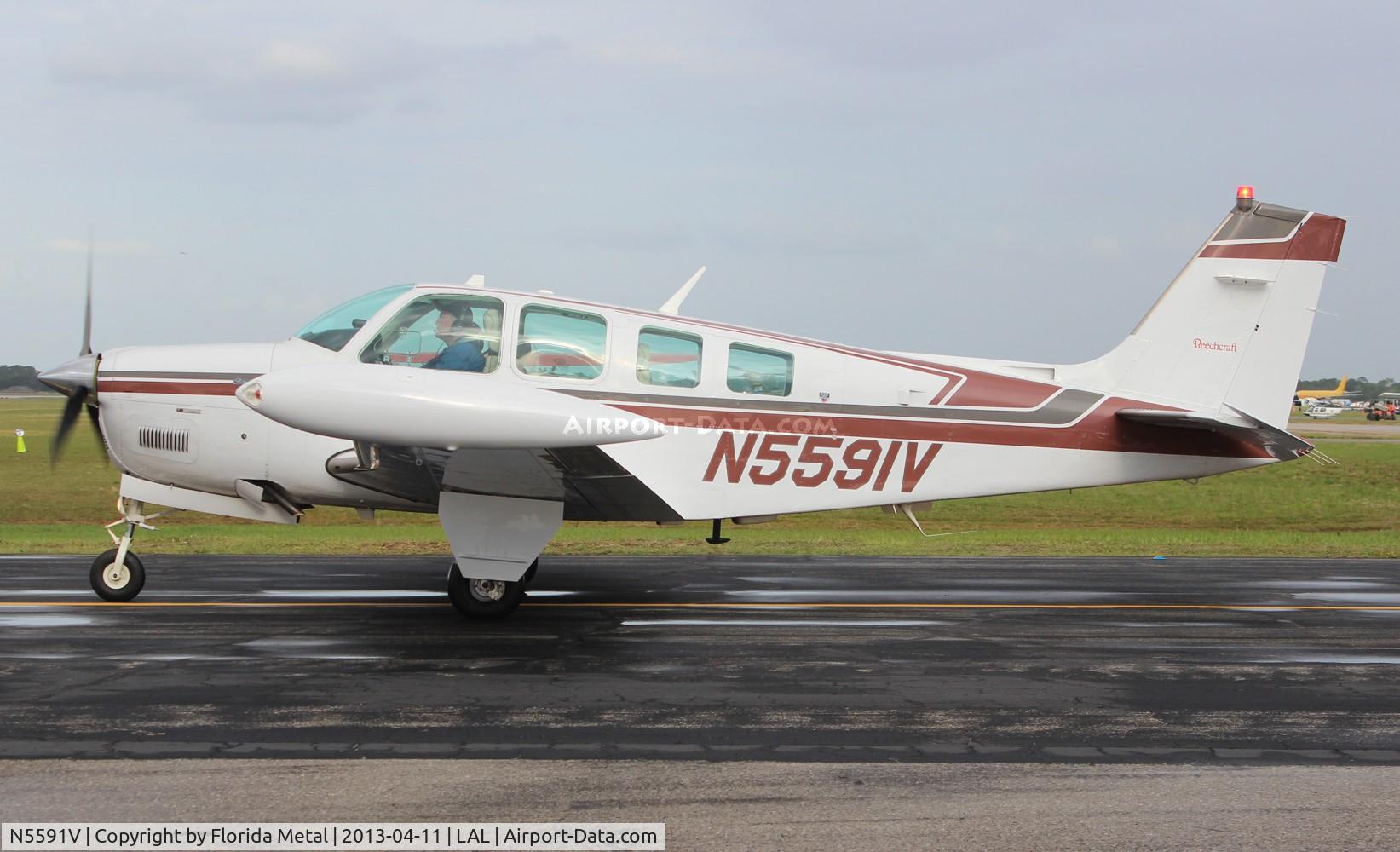 N5591V, 1989 Beech A36 Bonanza 36 C/N E-2501, Beech A36 at Sun N Fun