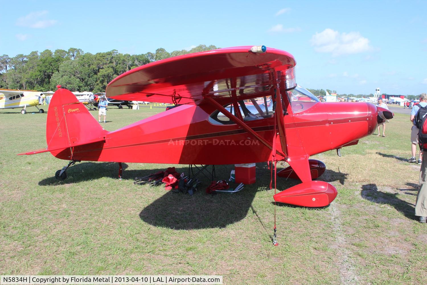 N5834H, 1949 Piper PA-16 Clipper C/N 16-453, Piper PA-16 at Sun