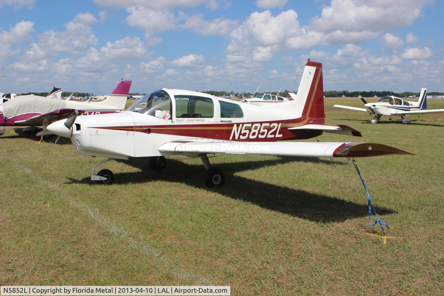 N5852L, 1972 American AA-5 C/N AA5-0052, Grumman AA-5 Tiger