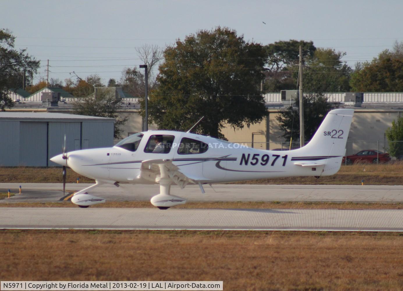 N5971, 2012 Cirrus SR22 C/N 3900, Cirrus SR22