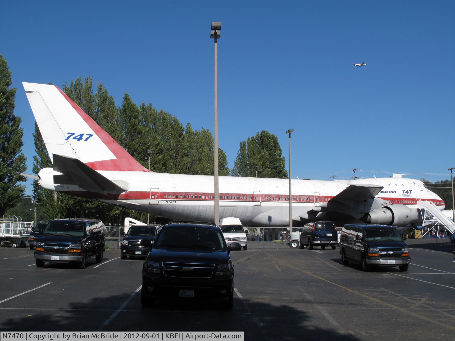 N7470, 1969 Boeing 747-121 C/N 20235, 747-121. N7470 RA001 cn 20235 1. City of Everett. Seattle - Boeing Field King County International (BFI KBFI). Image © Brian McBride. 01 September 2012