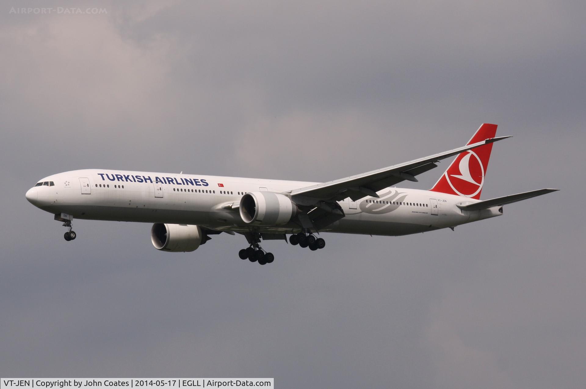 VT-JEN, 2007 Boeing 777-35R/ER C/N 35157, Finals 27L