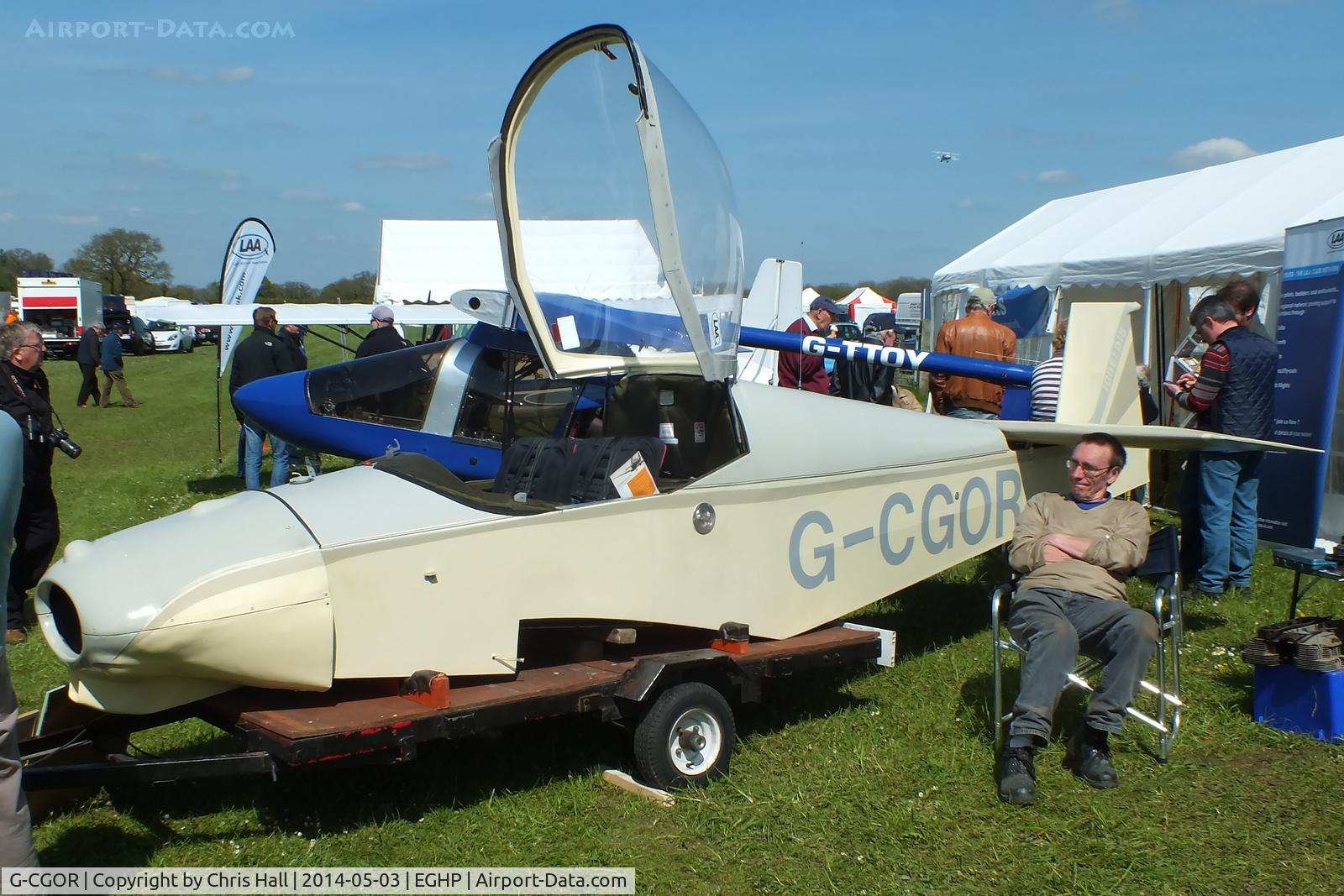 G-CGOR, 2010 Jodel D-18 C/N PFA169-12062, at the 2014 Microlight Trade Fair, Popham