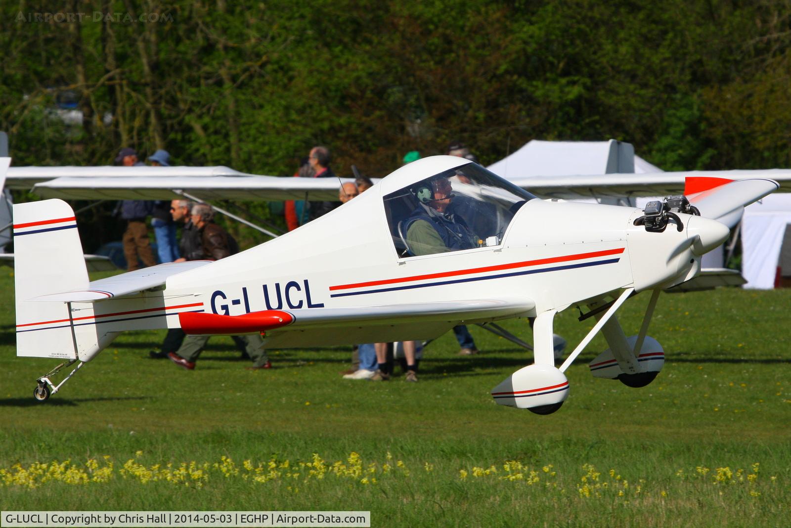 G-LUCL, 2010 Colomban MC-30 Luciole C/N LAA 371-14988, at the 2014 Microlight Trade Fair, Popham