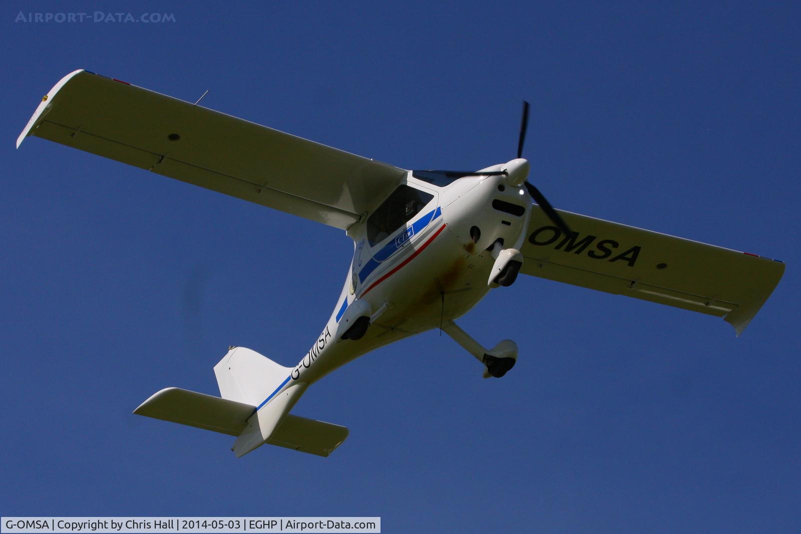 G-OMSA, 2009 Flight Design CTSW C/N 8501, at the 2014 Microlight Trade Fair, Popham