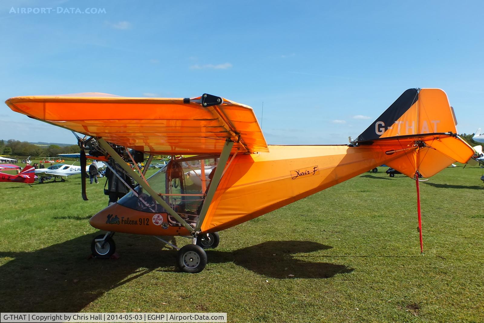 G-THAT, 2002 X'Air Falcon 912(1) C/N BMAA/HB/221, at the 2014 Microlight Trade Fair, Popham