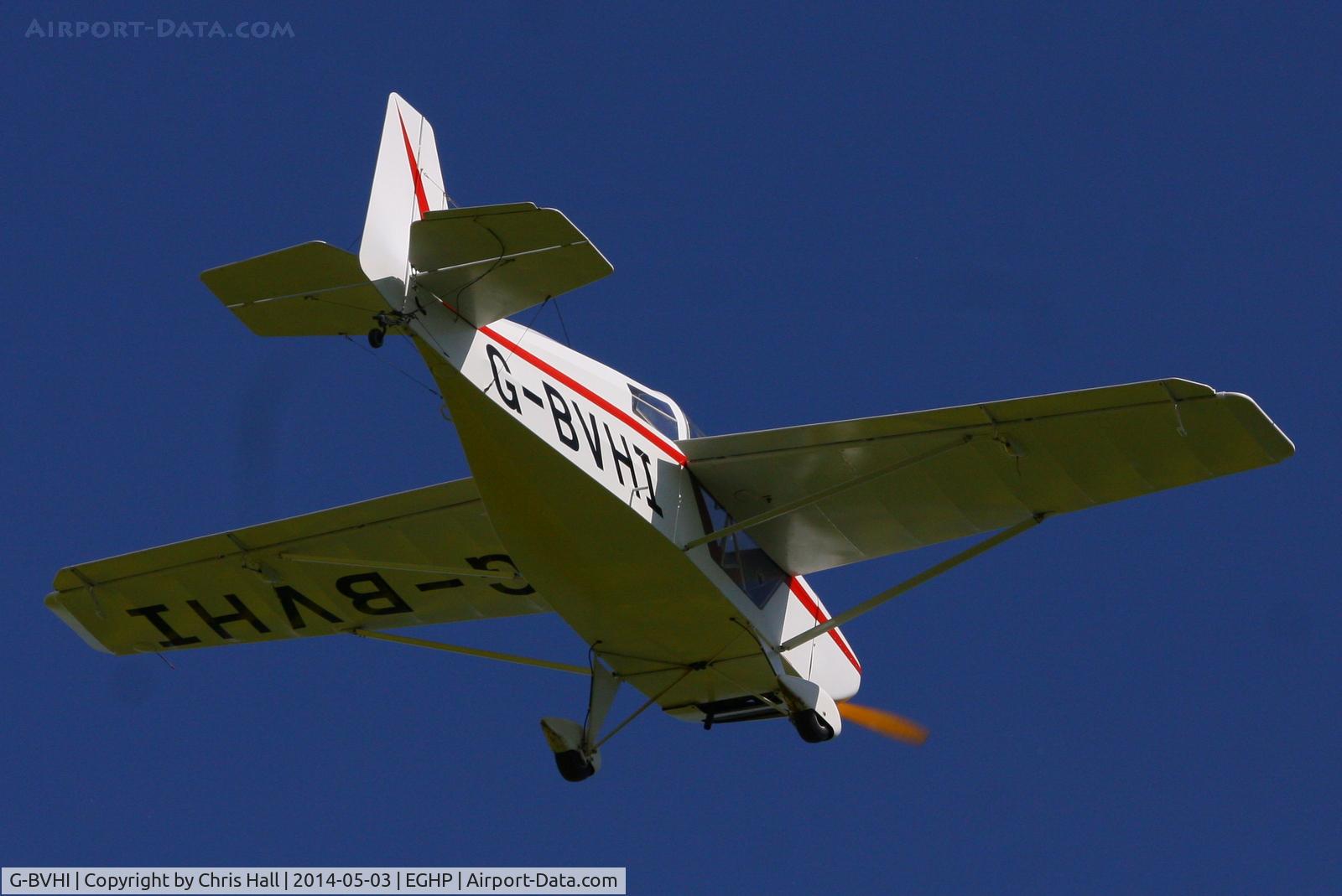 G-BVHI, 1995 Rans S-10 Sakota C/N PFA 194-12608, at the 2014 Microlight Trade Fair, Popham