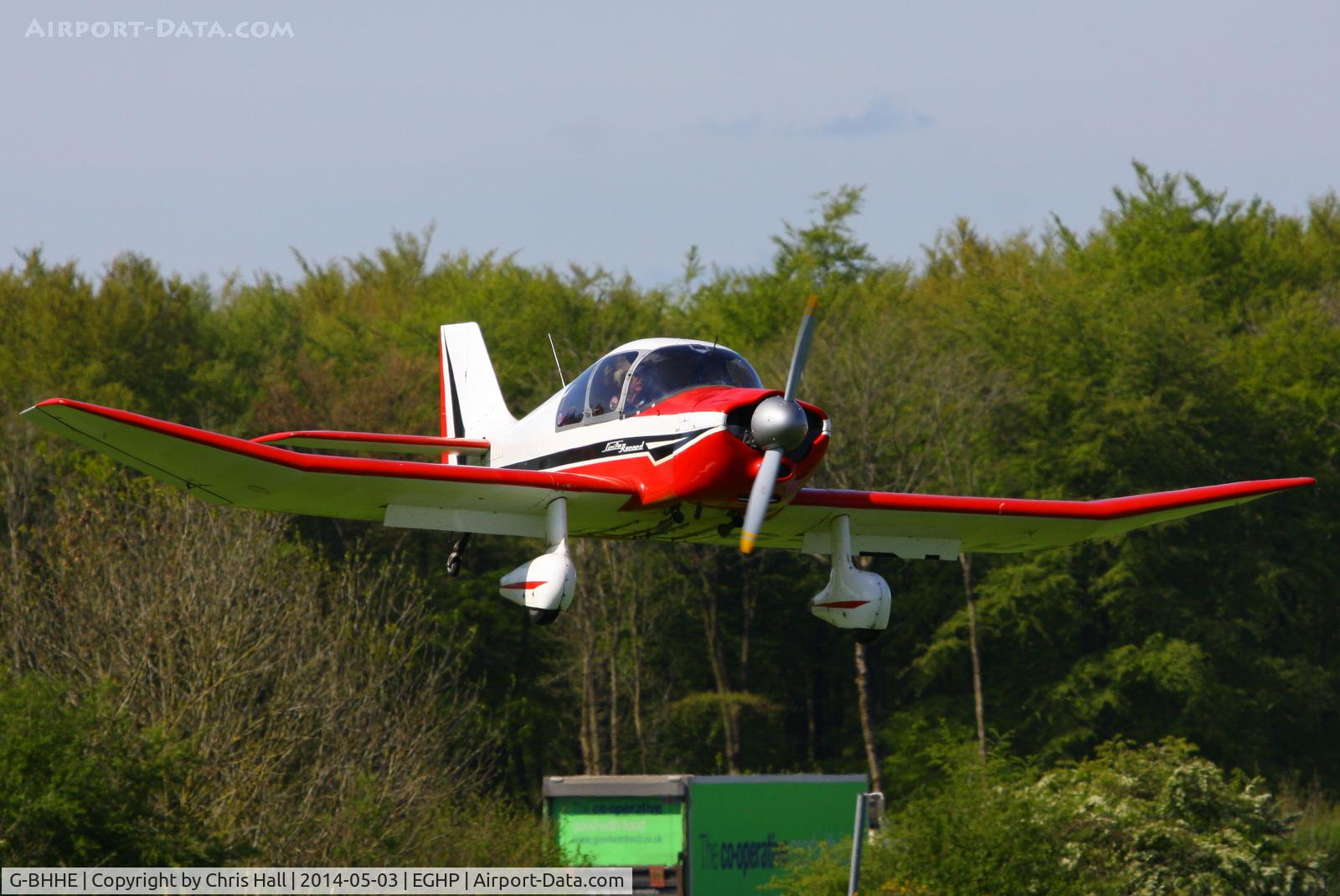 G-BHHE, 1965 CEA Jodel DR.1051-M1 Sicile Record C/N 628, at the 2014 Microlight Trade Fair, Popham