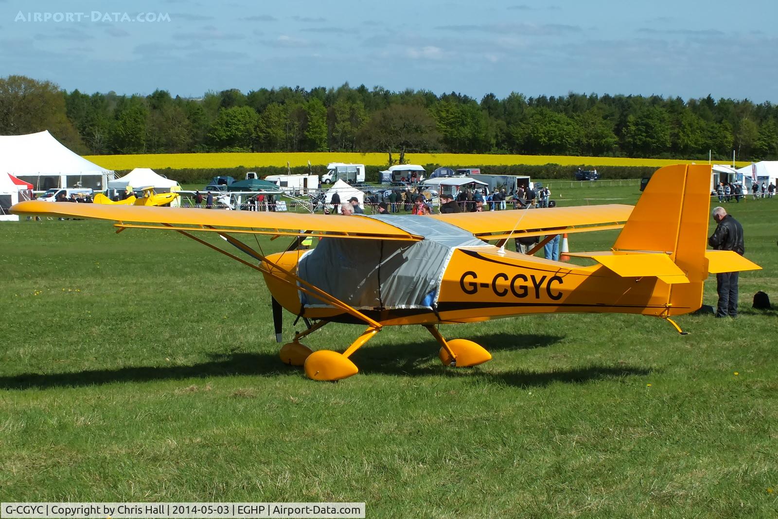 G-CGYC, 2012 Aeropro Eurofox 912(S) C/N LAA 376-15100, at the 2014 Microlight Trade Fair, Popham