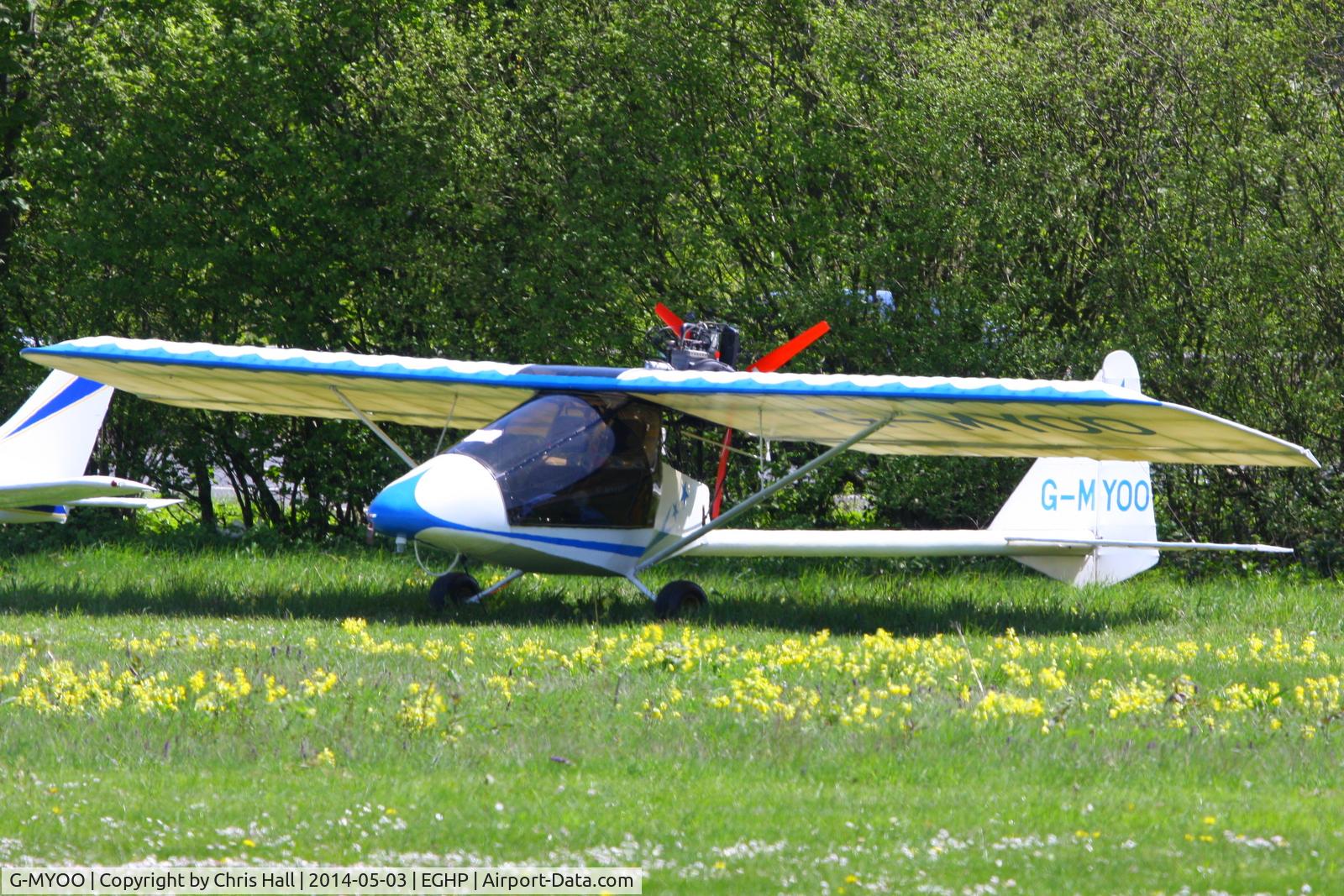 G-MYOO, 1997 Kolb Twinstar Mk IIIM C/N PFA 205-12200, at the 2014 Microlight Trade Fair, Popham