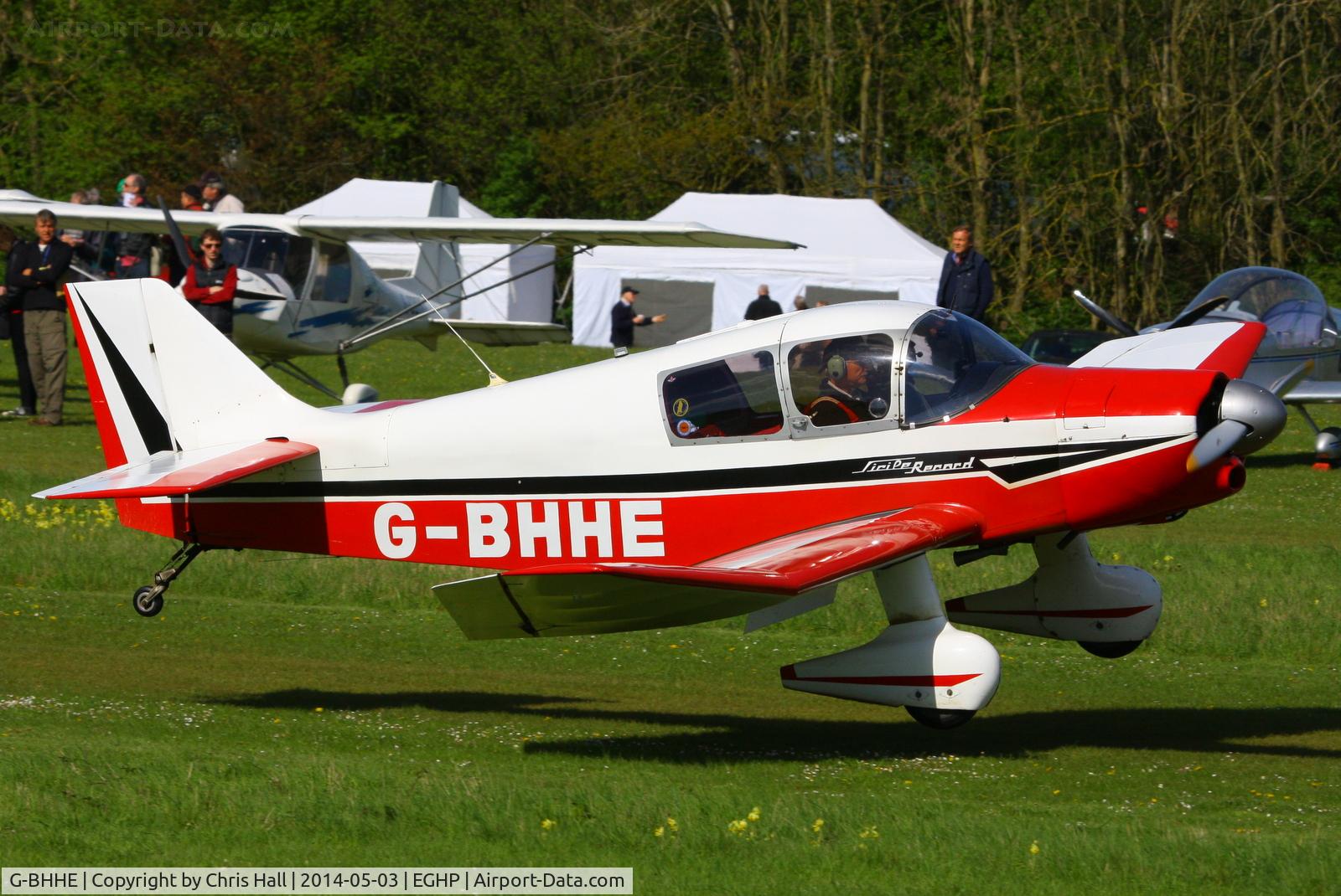 G-BHHE, 1965 CEA Jodel DR.1051-M1 Sicile Record C/N 628, at the 2014 Microlight Trade Fair, Popham