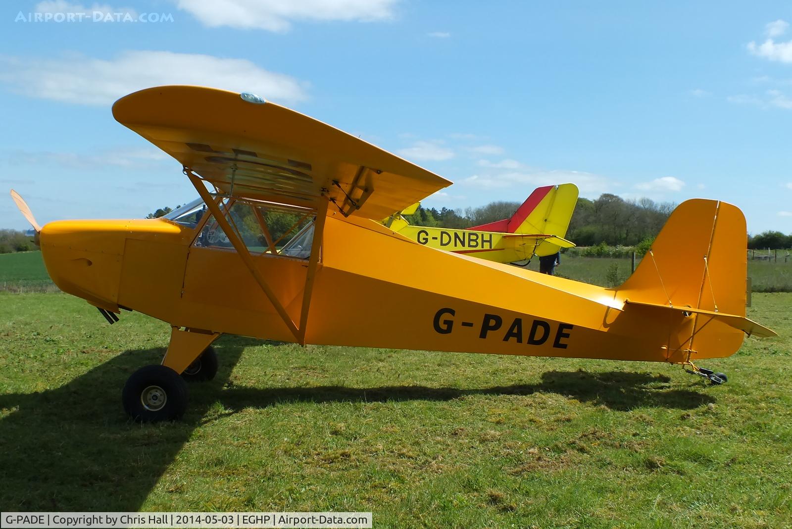 G-PADE, 2004 Escapade Jabiru(3) C/N BMAA/HB/369, at the 2014 Microlight Trade Fair, Popham