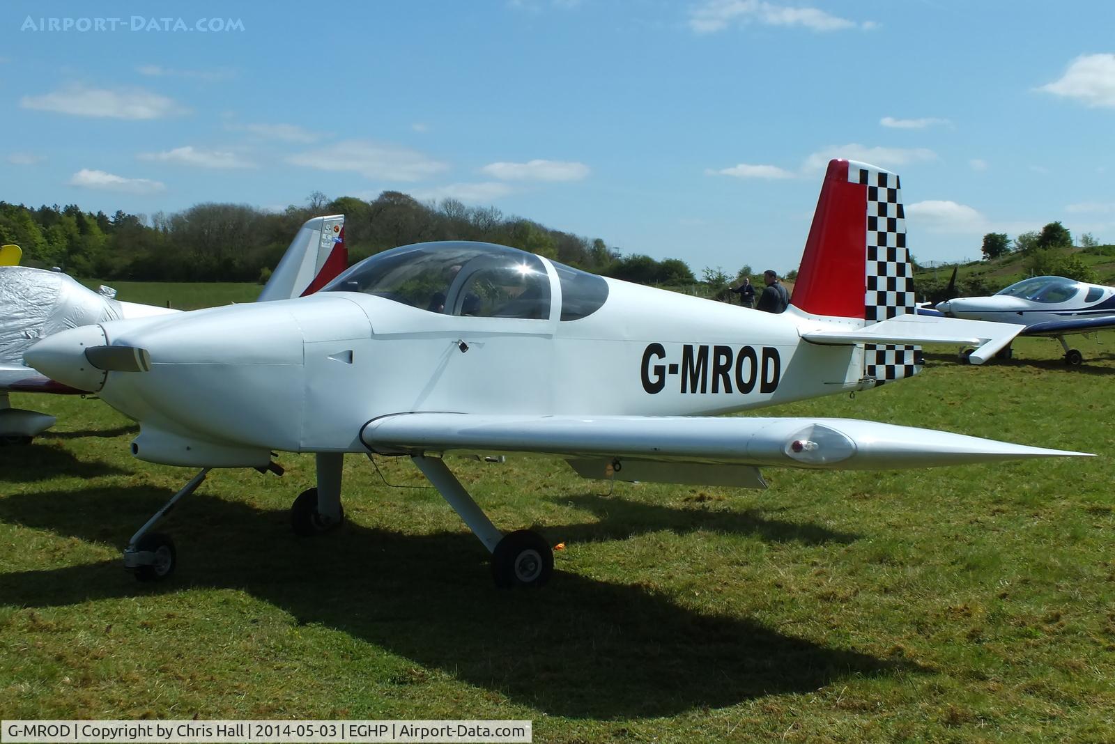G-MROD, 2007 Vans RV-7A C/N PFA 323-14432, at the 2014 Microlight Trade Fair, Popham