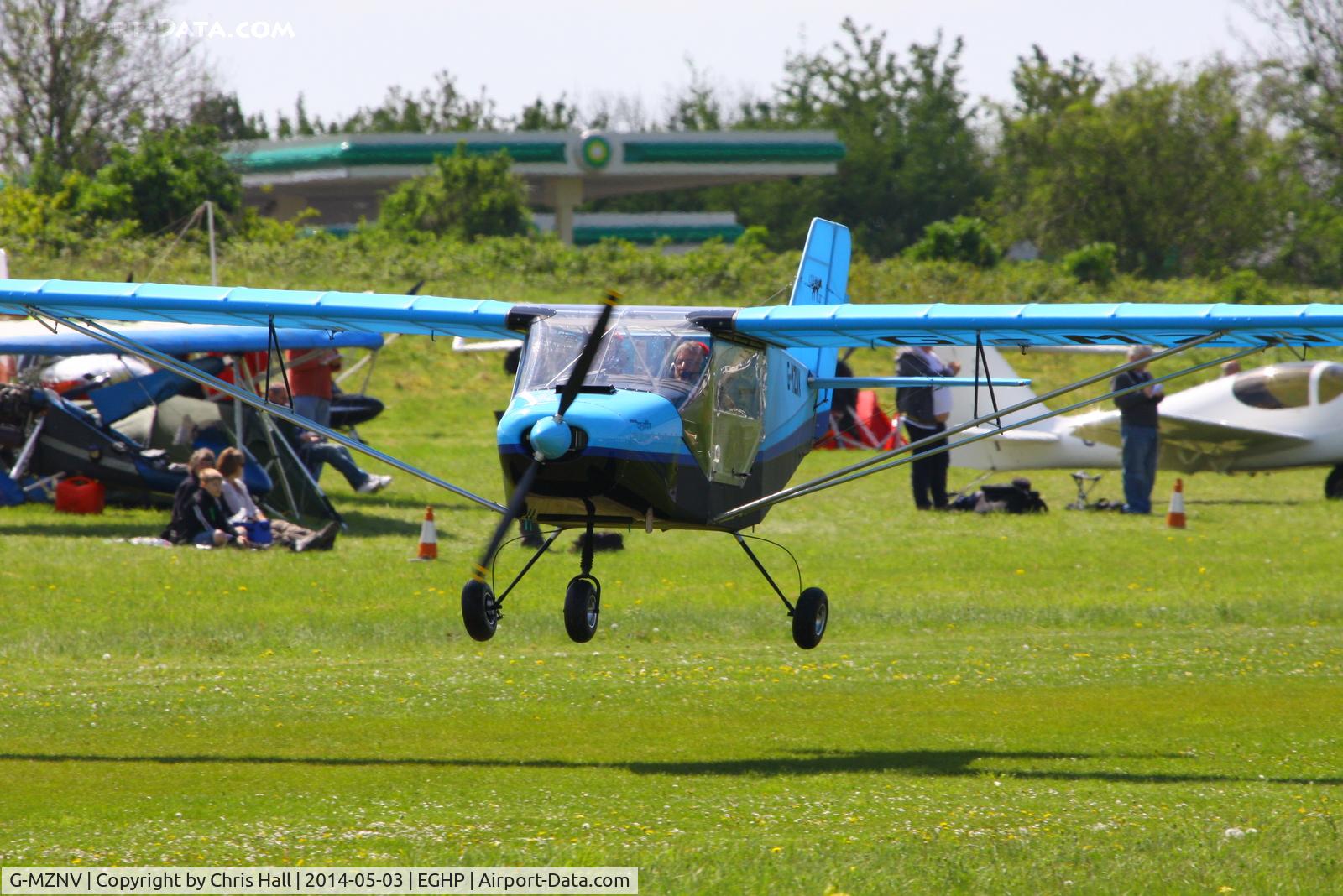G-MZNV, 1998 Rans S-6ESD XL Coyote II C/N PFA 204-12884, at the 2014 Microlight Trade Fair, Popham