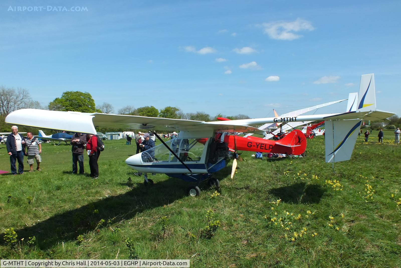 G-MTHT, 1987 CFM Shadow Series CD C/N 058, at the 2014 Microlight Trade Fair, Popham