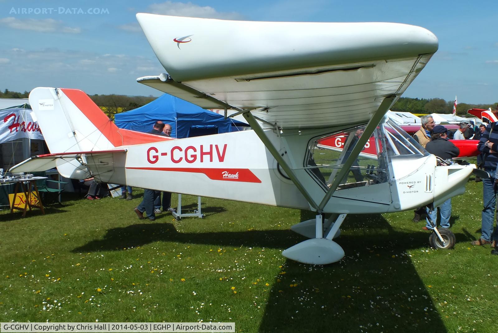 G-CGHV, 2010 Raj Hamsa X-Air Hawk SW C/N PFA 340-14721, at the 2014 Microlight Trade Fair, Popham