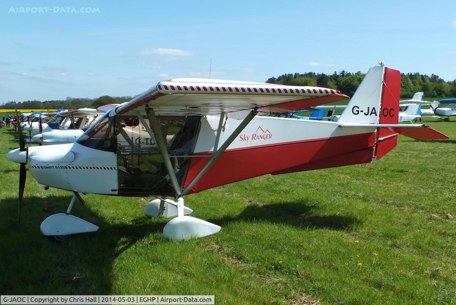 G-JAOC, 2009 Best Off Skyranger Swift 912S(1) C/N BMAA/HB/589, at the 2014 Microlight Trade Fair, Popham