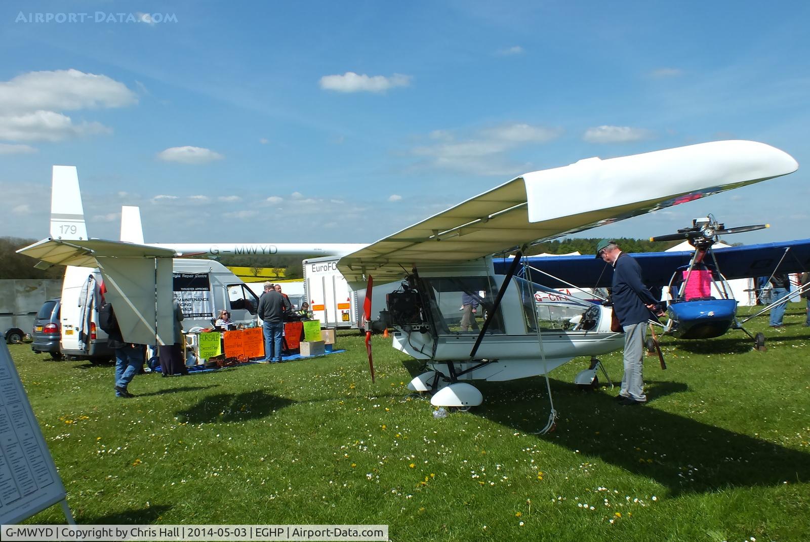 G-MWYD, 1992 CFM Shadow Series  C C/N K179, at the 2014 Microlight Trade Fair, Popham