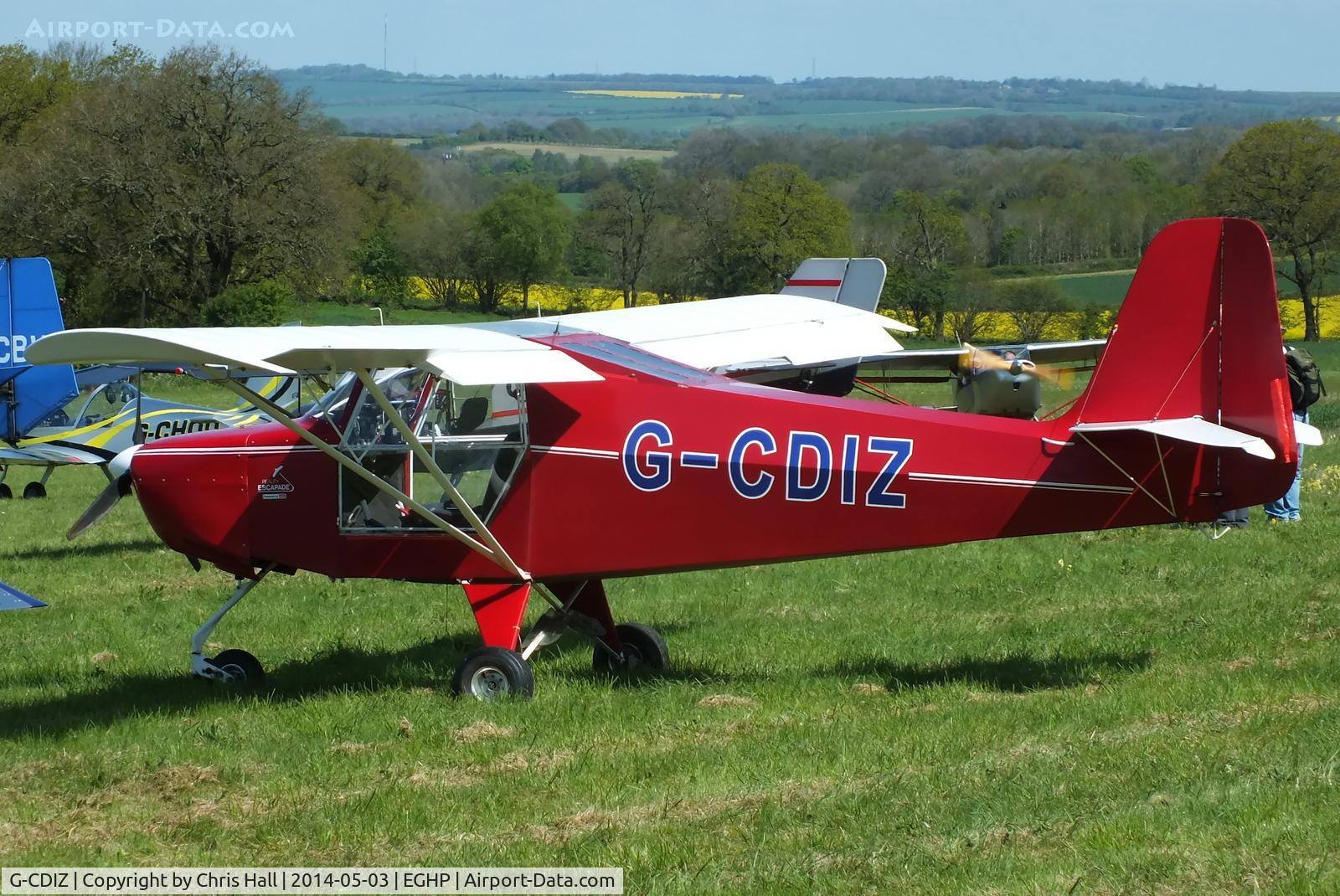 G-CDIZ, 2005 Reality Escapade 912(1) C/N BMAA/HB/393, at the 2014 Microlight Trade Fair, Popham