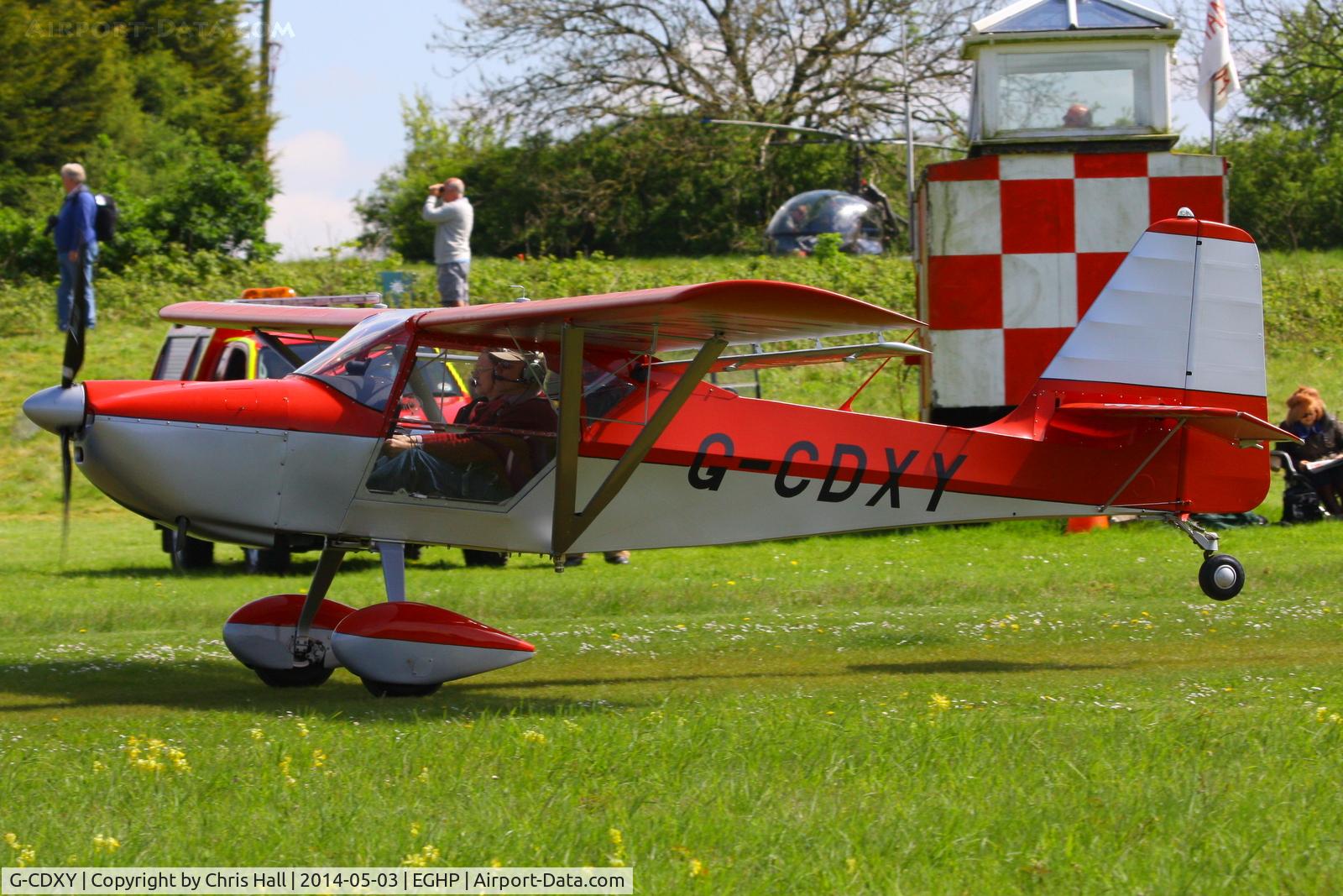 G-CDXY, 2007 Skystar Kitfox Series 7 C/N PFA 172D-14112, at the 2014 Microlight Trade Fair, Popham