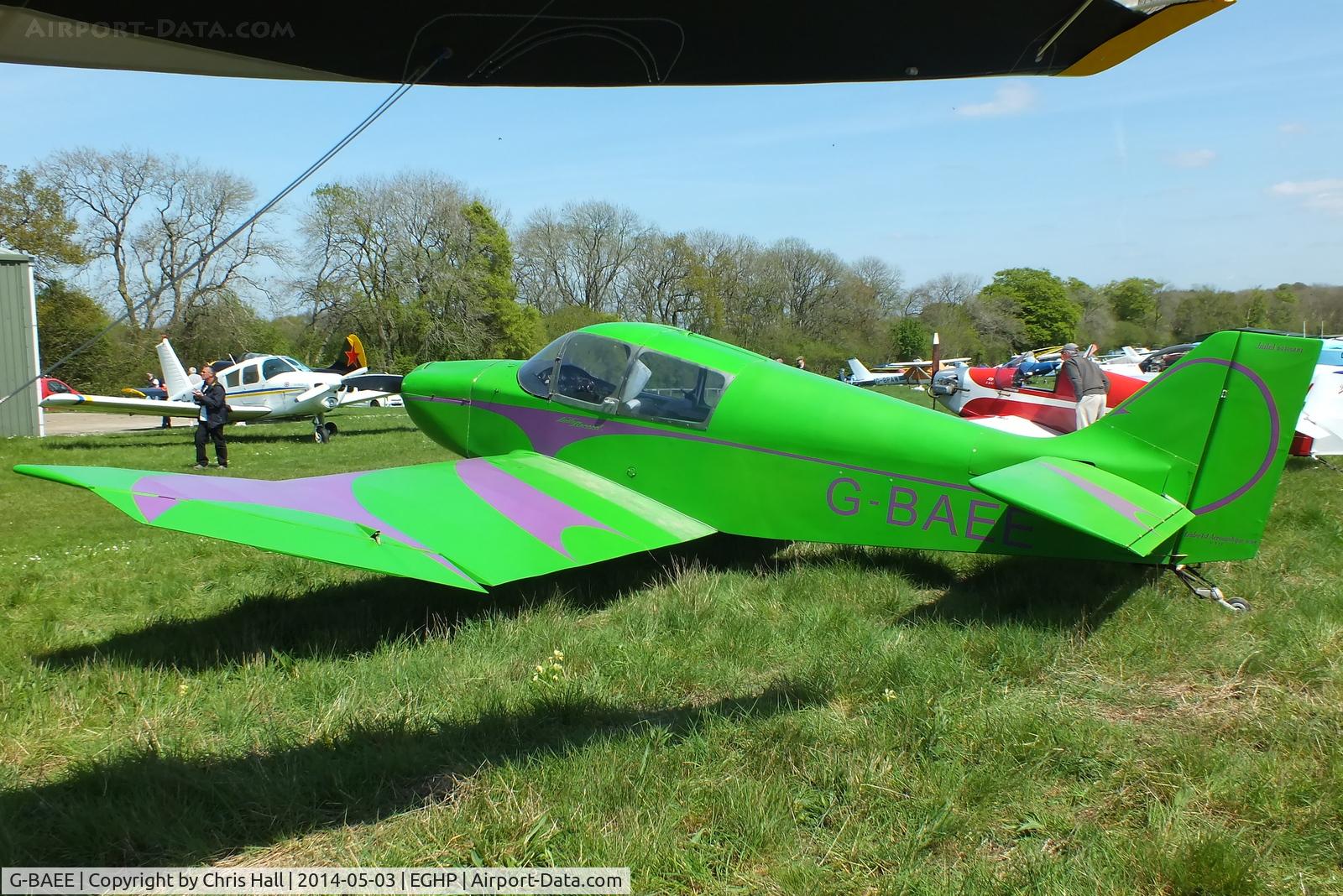 G-BAEE, 1964 CEA Jodel DR.1050-M1 Sicile Record C/N 579, at the 2014 Microlight Trade Fair, Popham