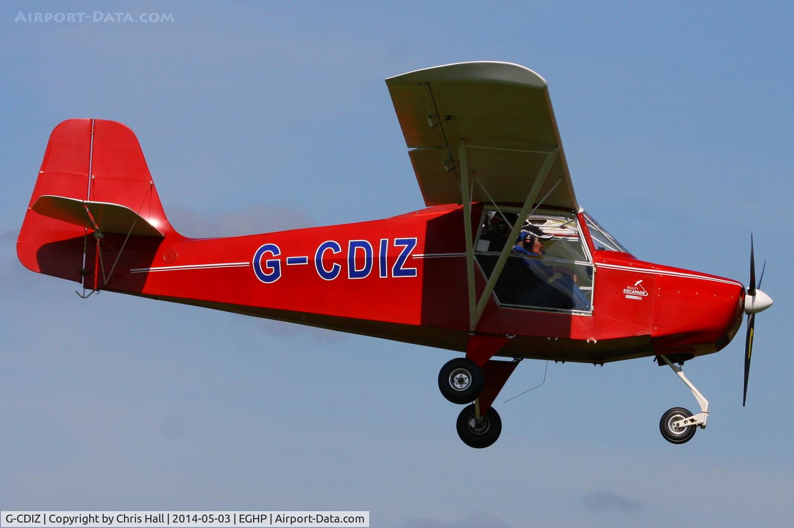 G-CDIZ, 2005 Reality Escapade 912(1) C/N BMAA/HB/393, at the 2014 Microlight Trade Fair, Popham