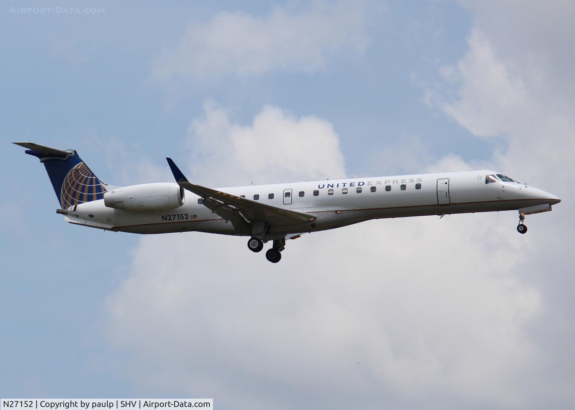 N27152, 2003 Embraer ERJ-145XR (EMB-145XR) C/N 145759, At Shreveport Regional.
