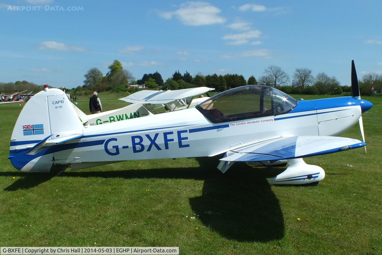 G-BXFE, 1981 Mudry CAP-10B C/N 135, at the 2014 Microlight Trade Fair, Popham