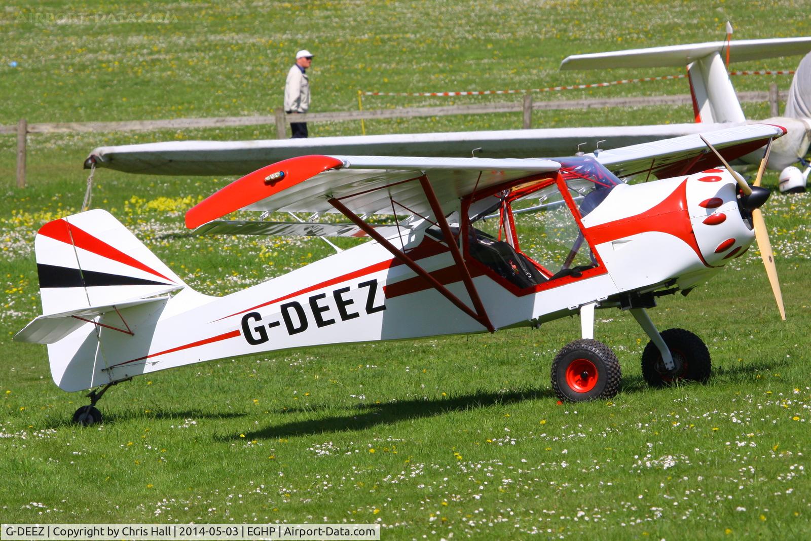 G-DEEZ, 1990 Denney Kitfox Mk3 C/N 931, at the 2014 Microlight Trade Fair, Popham