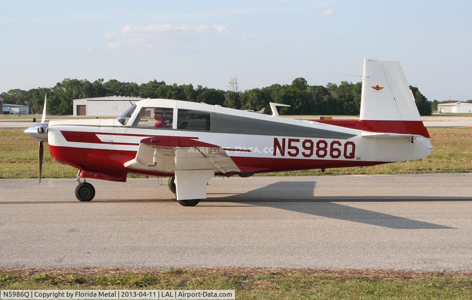 N5986Q, 1965 Mooney M20E C/N 852, Mooney M20E at Sun N Fun