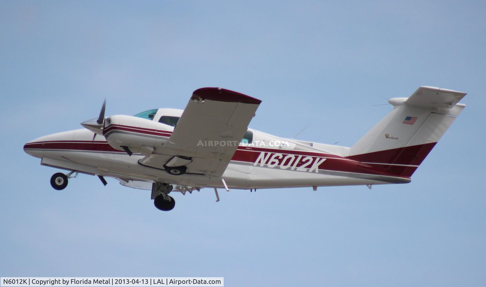 N6012K, 1978 Beech 76 Duchess C/N ME-107, Beech Duchess leaving Sun N Fun