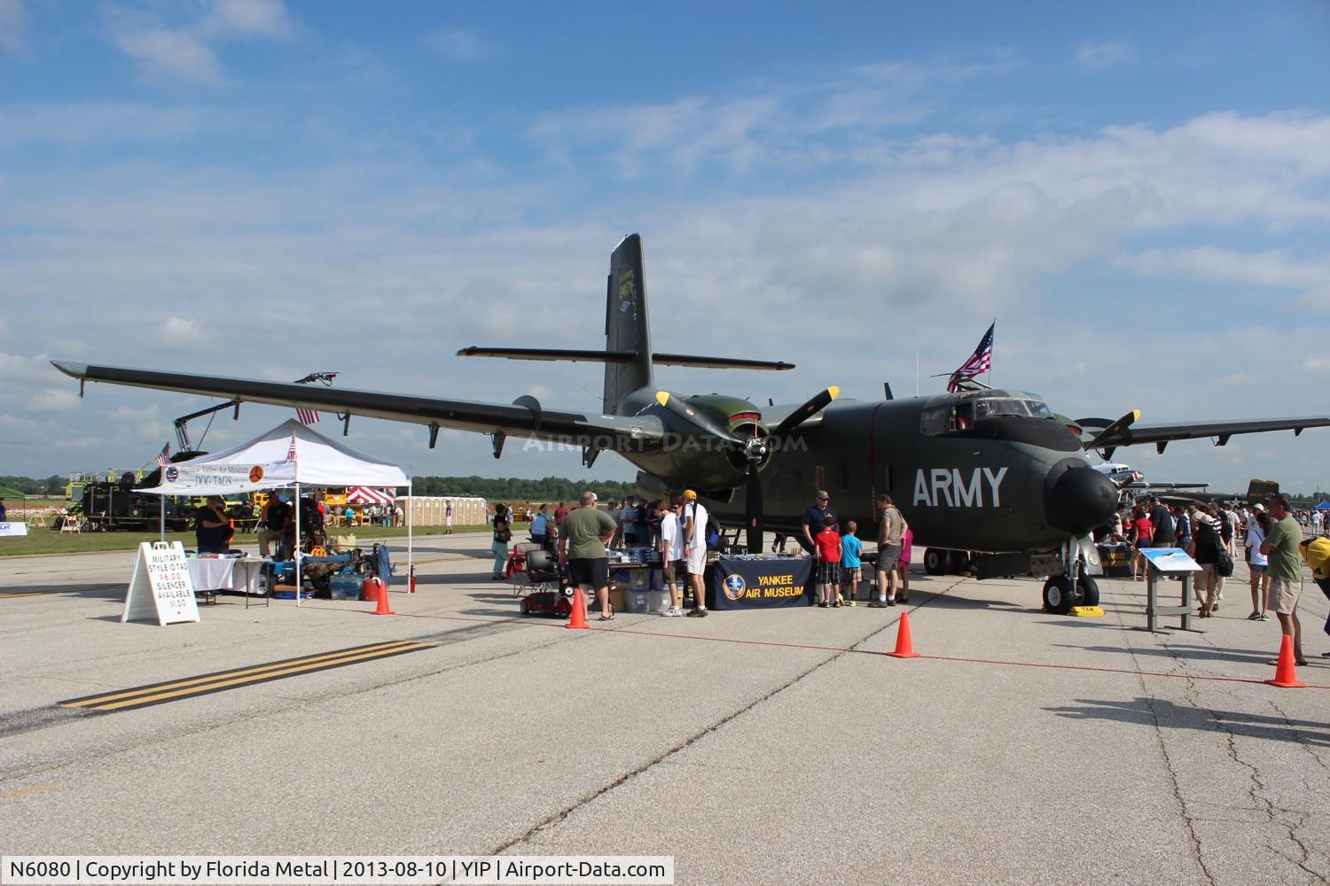 N6080, 1958 De Havilland Canada DHC-4A Caribou C/N 2, Yankee Air Museums C-7 Caribou