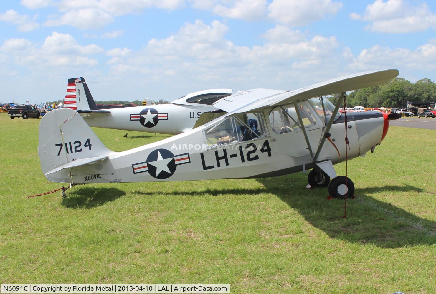 N6091C, 1947 Aeronca L-16A C/N Not found (47-1124), L-16A at Sun N Fun