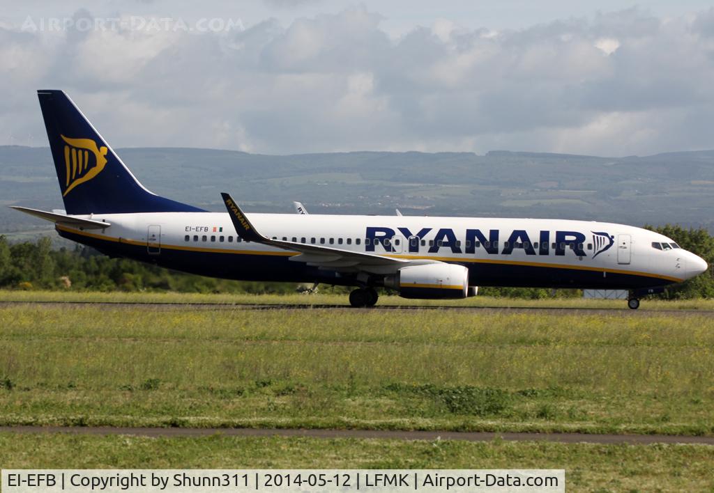 EI-EFB, 2009 Boeing 737-8AS C/N 37532, Backtracking rwy to the Terminal after landing...