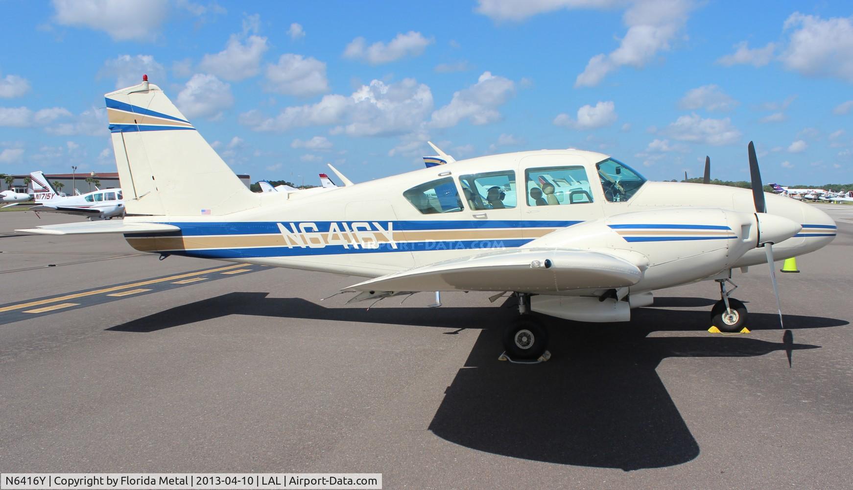 N6416Y, 1967 Piper PA-23-250 C/N 27-3708, Piper Aztec at Sun N Fun