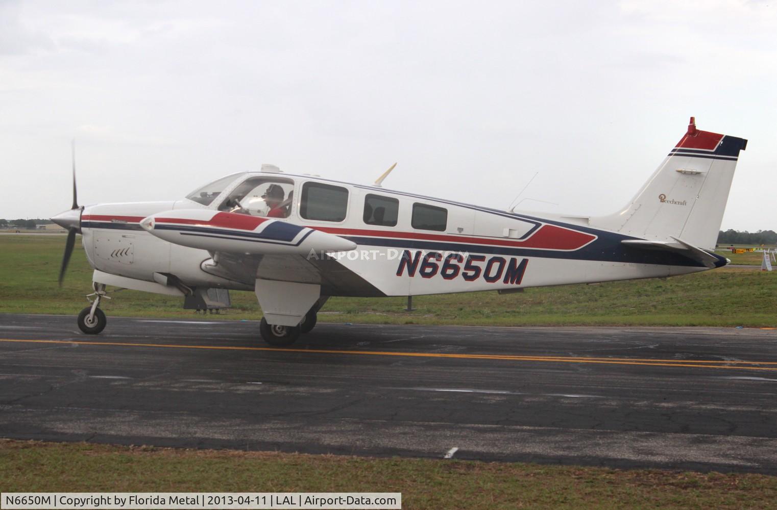 N6650M, 1979 Beech A36 Bonanza 36 C/N E-1518, Beech A36 at Sun N Fun