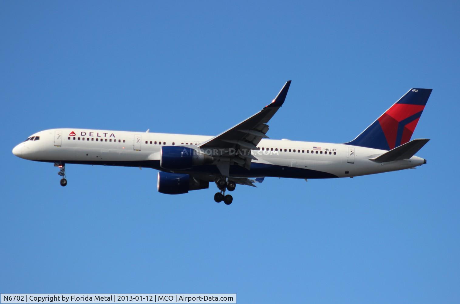 N6702, 1999 Boeing 757-232 C/N 30188, Delta 757-200