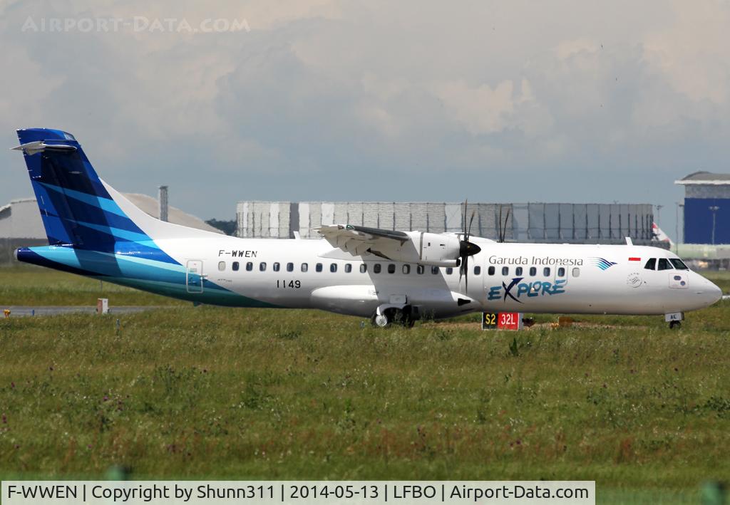 F-WWEN, 2014 ATR 72-600 C/N 1149, C/n 1149 - To be PK-GAE