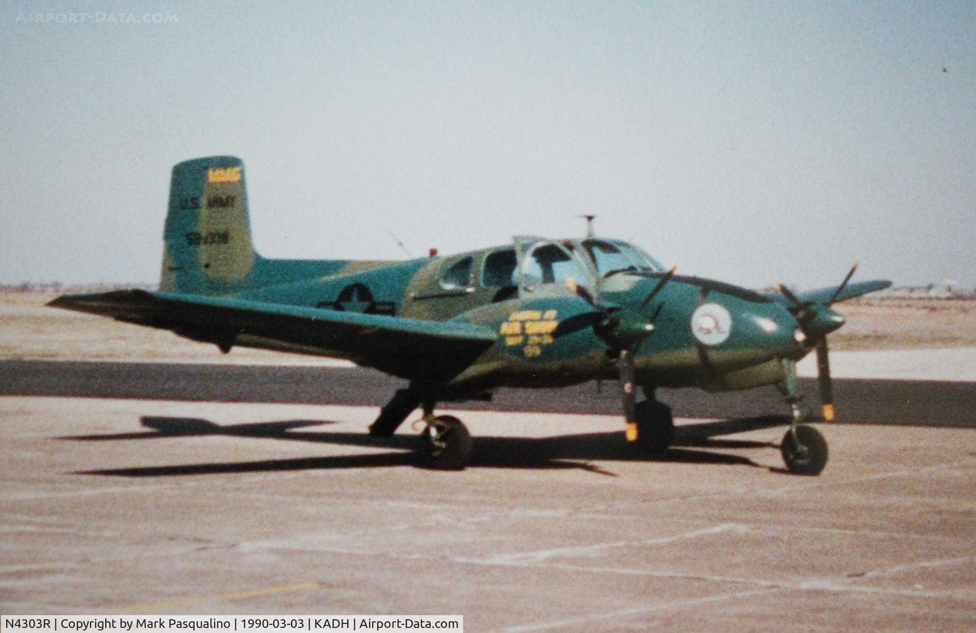 N4303R, 1956 Beech D50 Twin Bonanza C/N DH-125, Beech D50