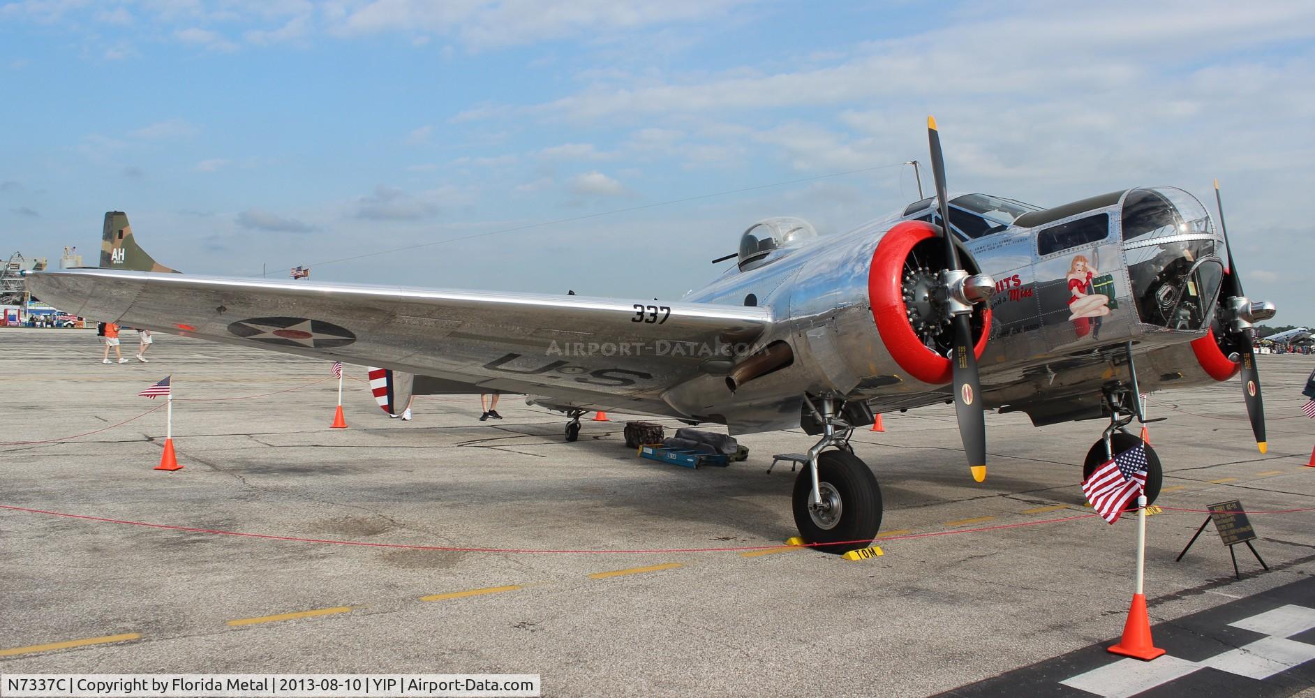 N7337C, 1943 Beech AT-11 Kansan C/N 4597, Beech AT-11 at Thunder Over Michigan