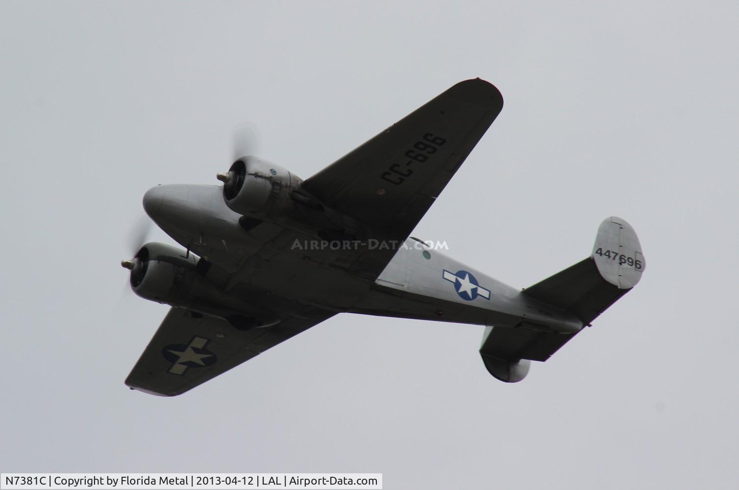 N7381C, 1944 Beech C18S C/N 8104, Beech C-45