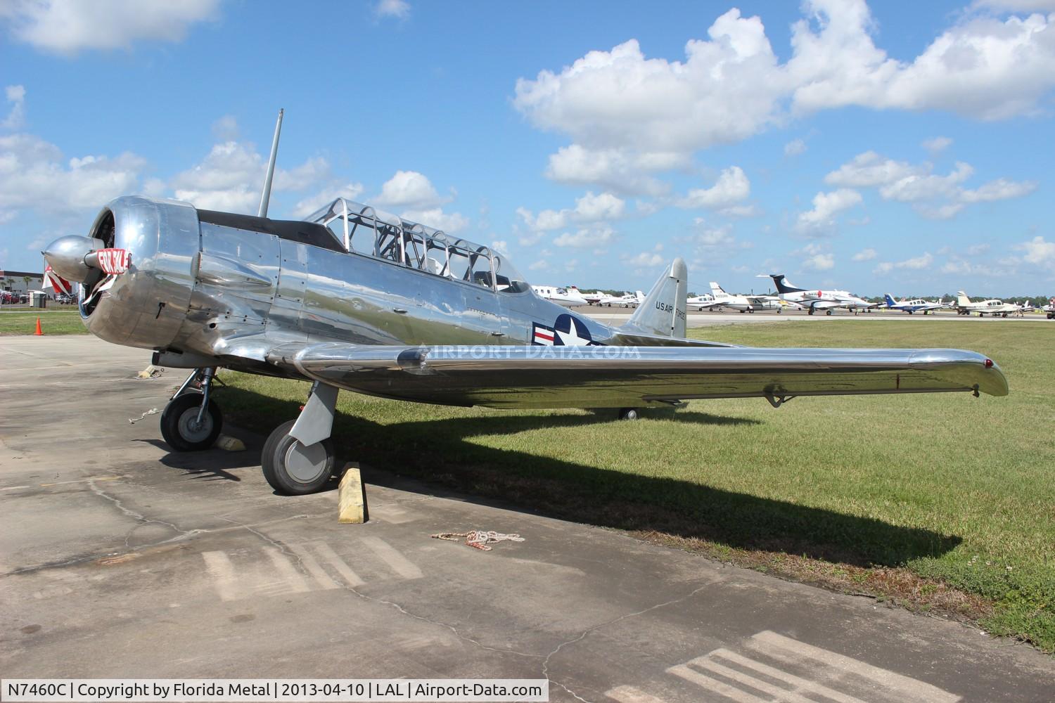 N7460C, 1944 North American AT-6F C/N 121-42606, AT-6F at Sun N Fun